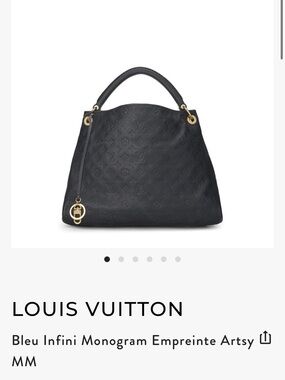 Louis Vuitton Bleu Infini Monogram Empreinte Artsy MM